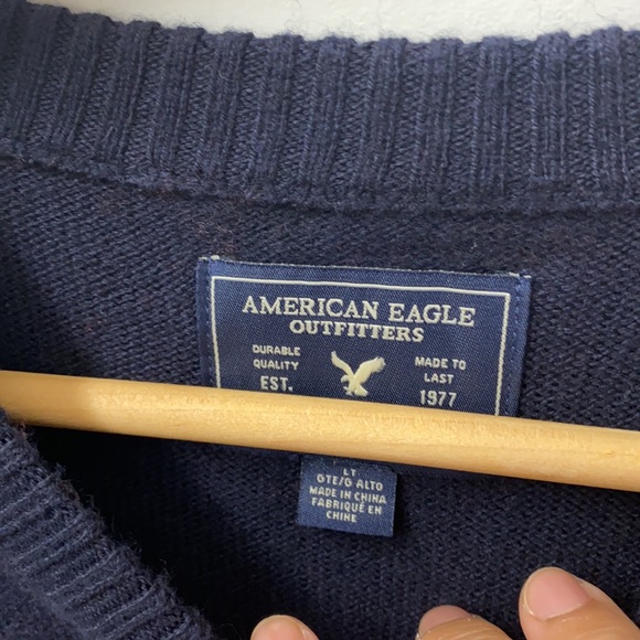 AE WOOL blend sweater long style - Picture 3 of 5